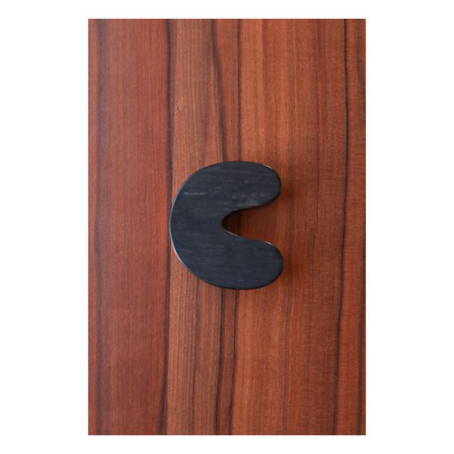 Boutons de porte - Patères Cindy - Set de 2 | Ebène