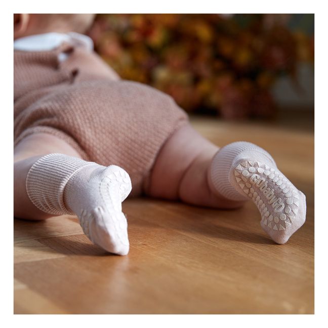 Non-Slip Cotton Socks | Pink