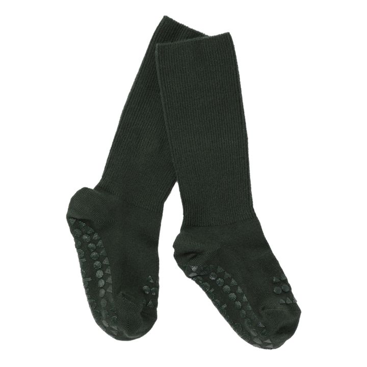 Anti-slip Bamboo Socks | Verde Oscuro- Imagen del producto n°0