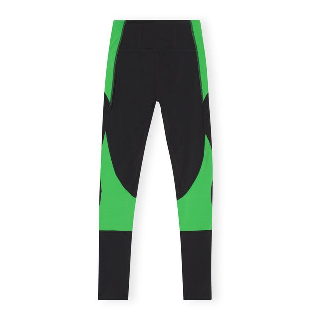 Ultra Active Legging mit hoher Taille Recyceltes Material | Schwarz