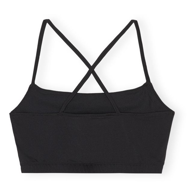 Sujetador deportivo Sport Active de materiales reciclados | Negro