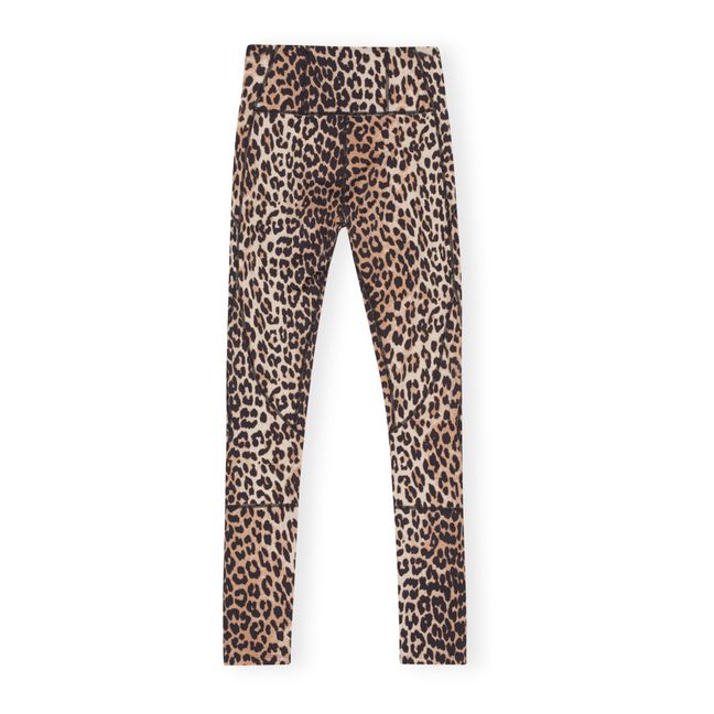 Legging de tiro alto Ultra Active de materiales reciclados con estampado de leopardo | Leopardo