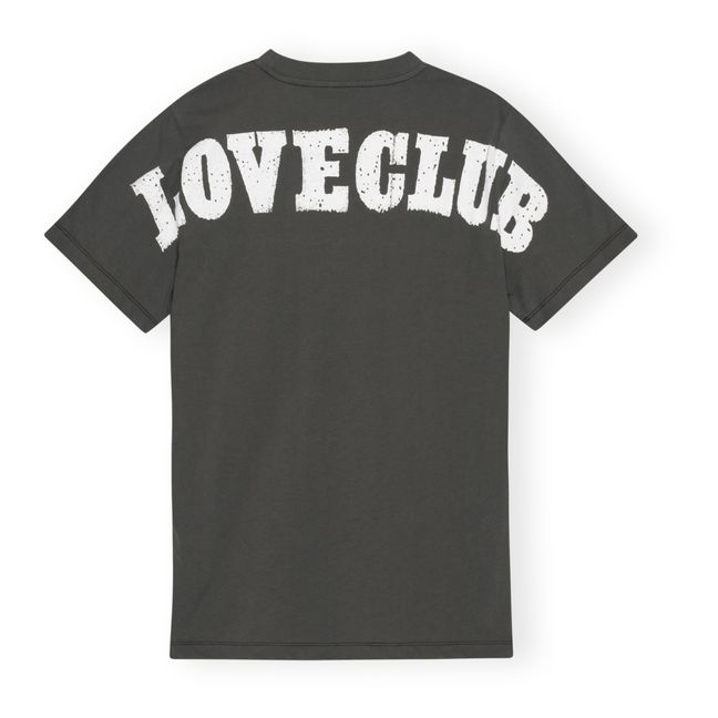 T-shirt Loveclub Relaxed Basic Coton Bio | Grigio carbone