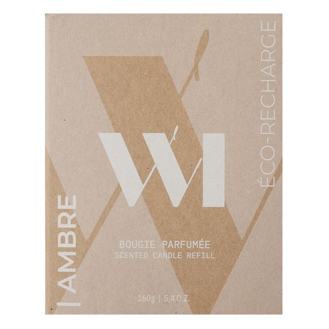 Eco-recharge Bougie ambré - 160 g