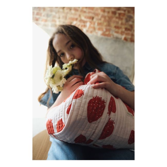 Sac Weekend Coton Bio | Rouge