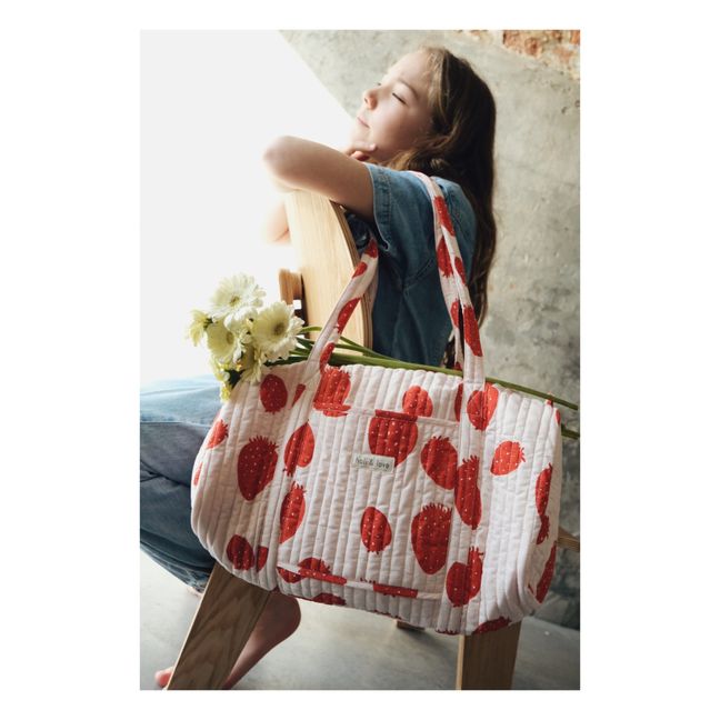 Sac Weekend Coton Bio | Rouge