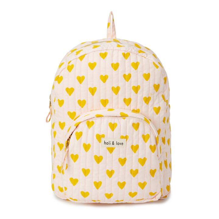Organic Cotton Backpack  | Yellow- Product image n°0