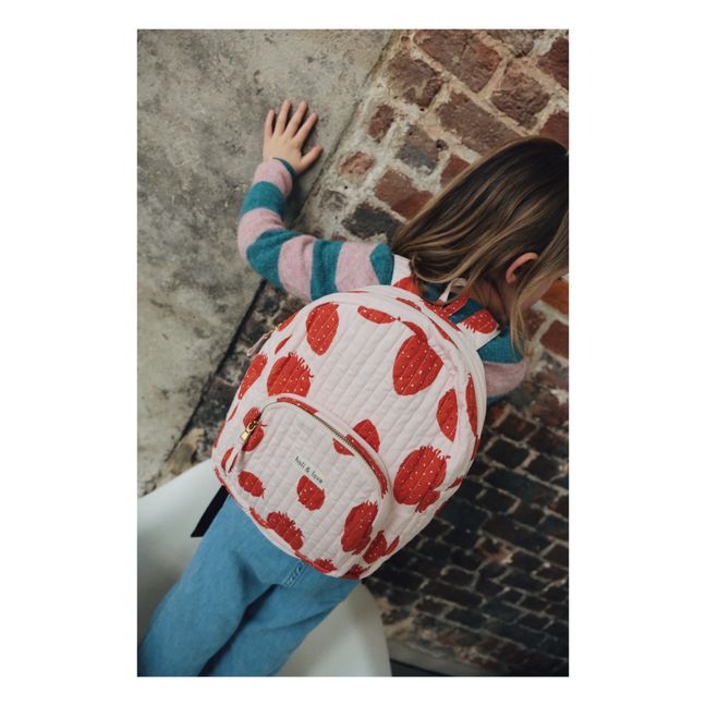 Organic Cotton Backpack  | Rosso