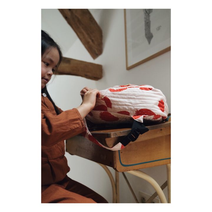 Organic Cotton Backpack  | Rosso- Immagine del prodotto n°4