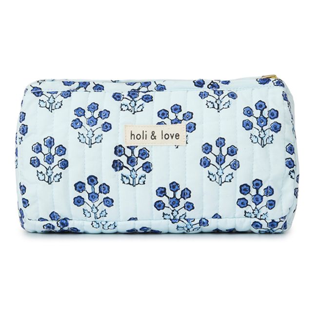 Trousse de Toilette Coton Bio | Bleu