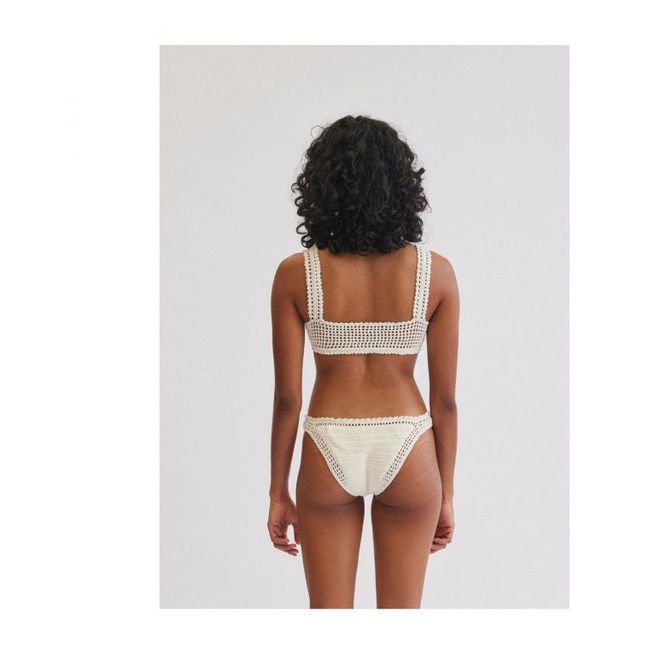 Slip bikini Classic all'uncinetto | Naturale