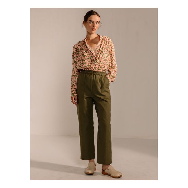 Garance Loganberry Blouse | Rosa