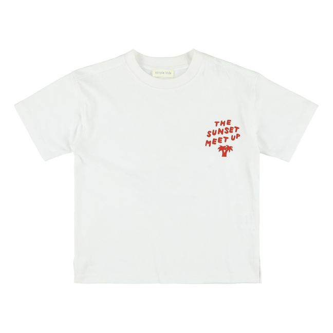 T-Shirt Sunset | Blanc