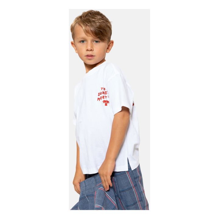 T-Shirt Sunset | Blanc- Image produit n°1
