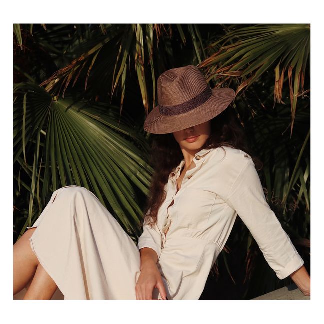 Sombrero Portofino Lurex | Bronce