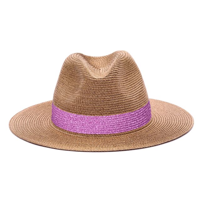 Portofino Lurex Hat | Rosa