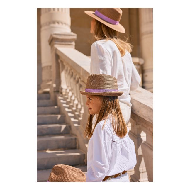 Chapeau Portofino Lurex | Rose