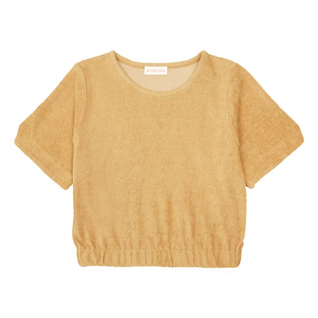 Sandy Terry T-Shirt | Mustard