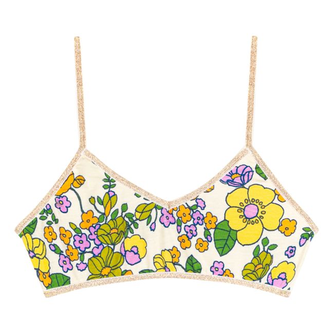 Brassière Avril Flower Power | Jaune