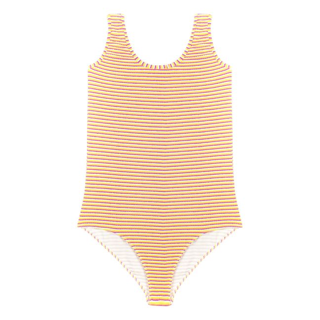 Goldie Summer Stripes One-Piece Swimsuit | Gelb