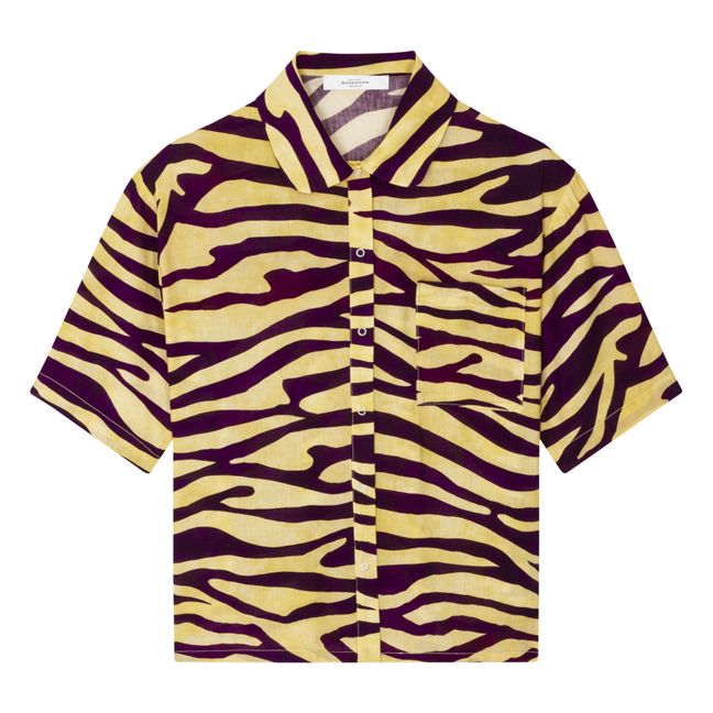 Tony Zebra Shirt | Gelb