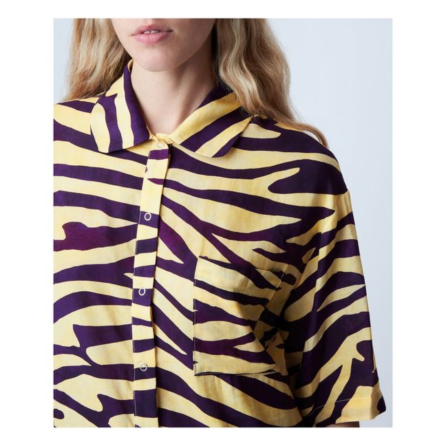 Tony Zebra Shirt | Gelb