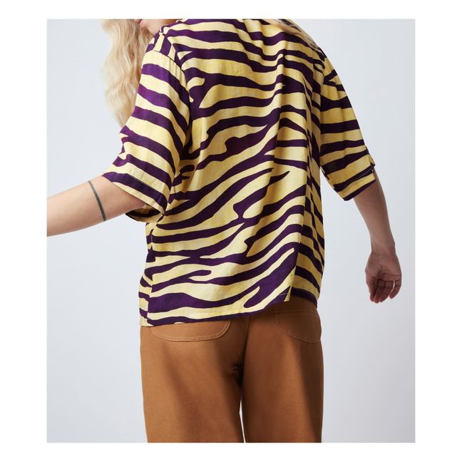 Tony Zebra Shirt | Gelb