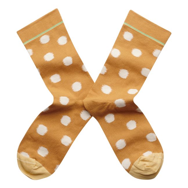 Chaussettes Polka Dot | Ocre