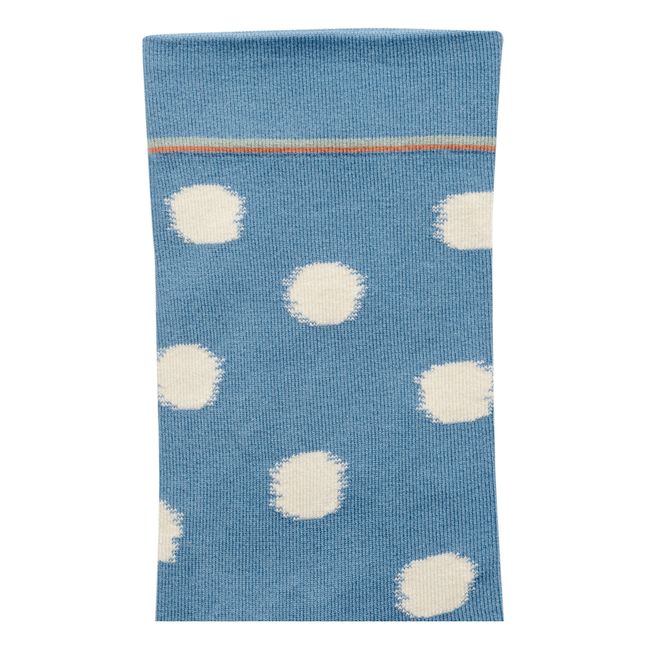 Polka Dot Socks | Blau