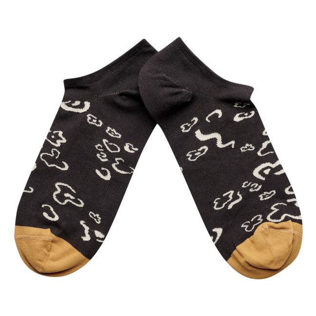 Socquettes Two-tone | Noir