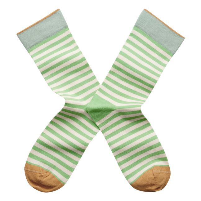 Stripe Socks | Grün