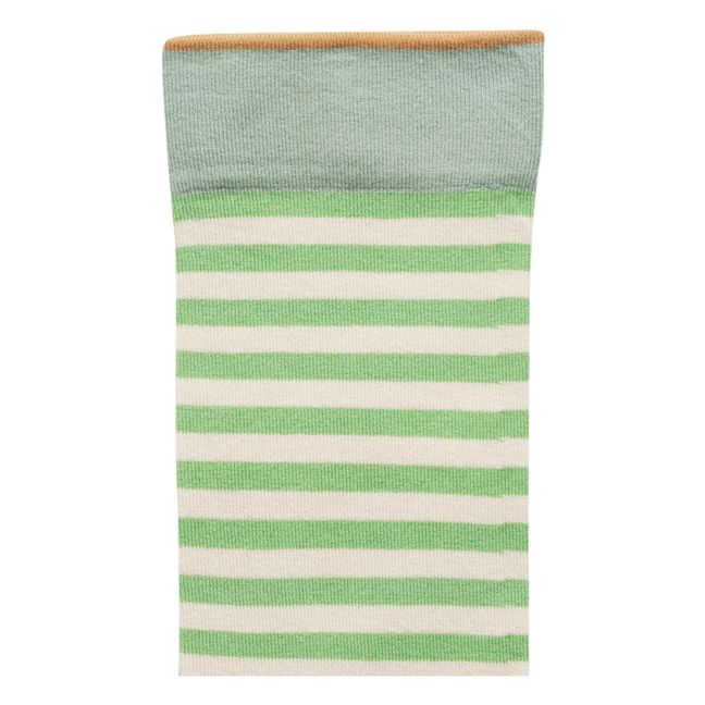 Chaussettes Stripe | Vert