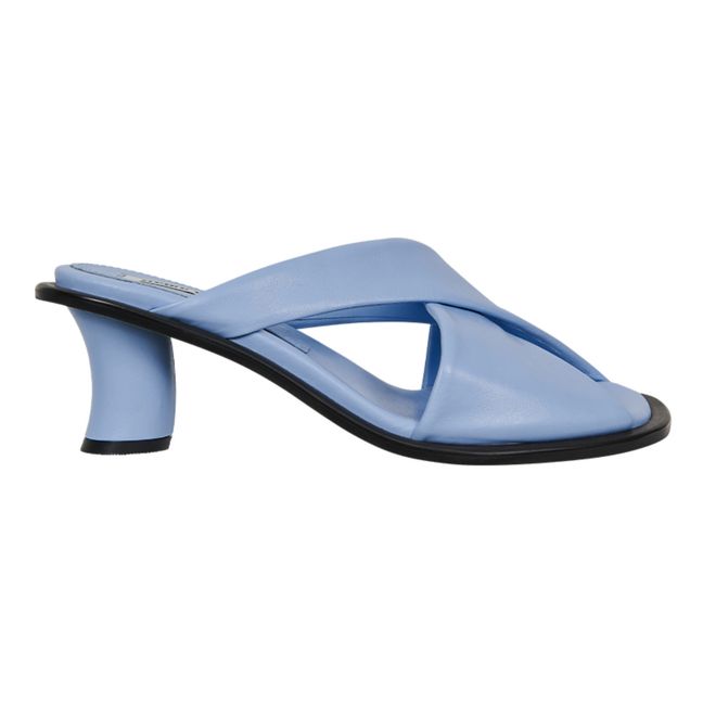 Cross-over Mules | Hellblau