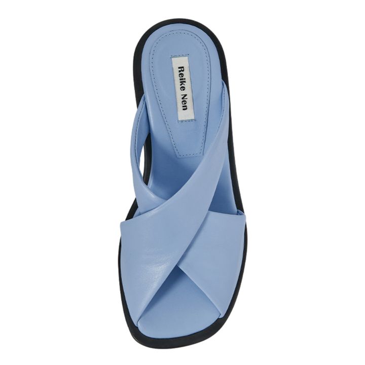Cross-over Mules | Hellblau- Produktbild Nr. 3