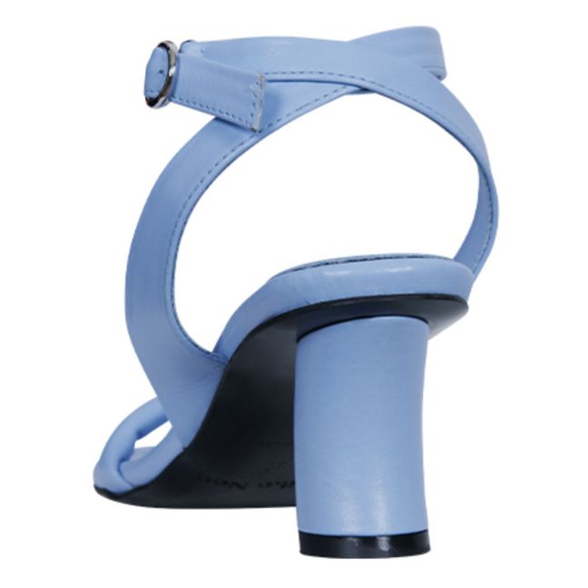 Padded Mules | Hellblau
