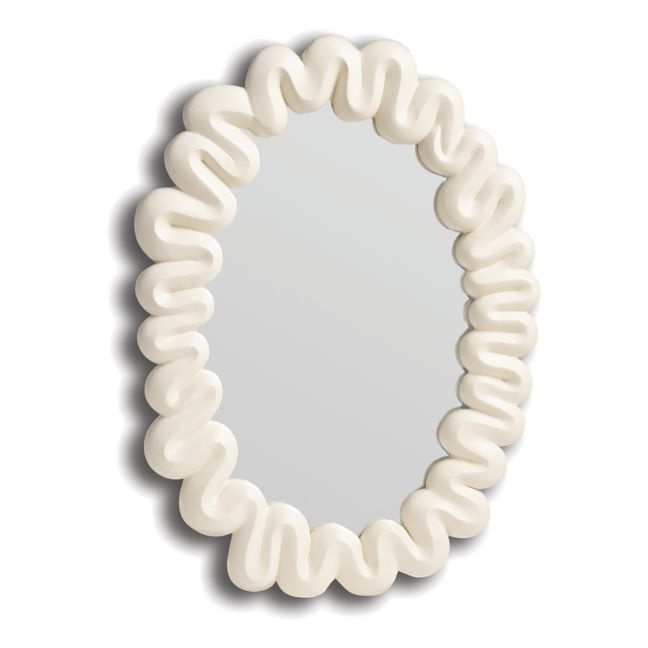 Dribble mirror | Bianco