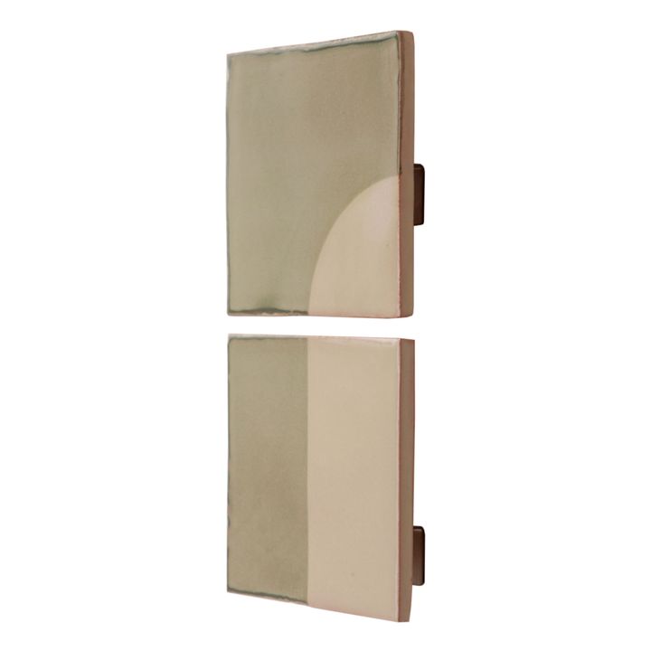 Wall Lamp Tiles - Set of 2 | Green- Product image n°2