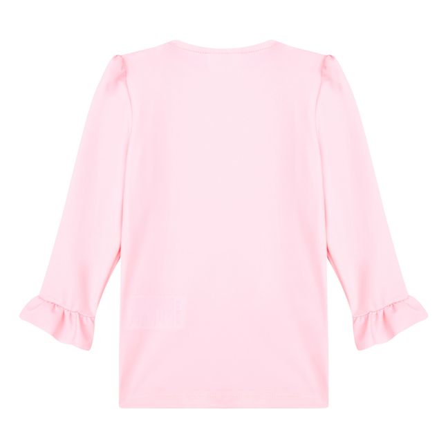 T-Shirt Bora Bora in materiale riciclato anti-UV | Rosa chiaro