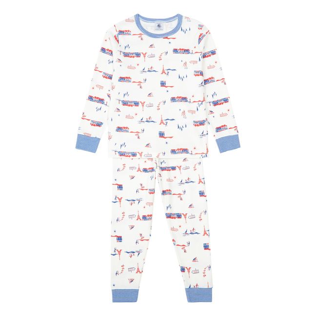 Pyjama-Set Le Touquet Bio-Baumwolle | Seidenfarben