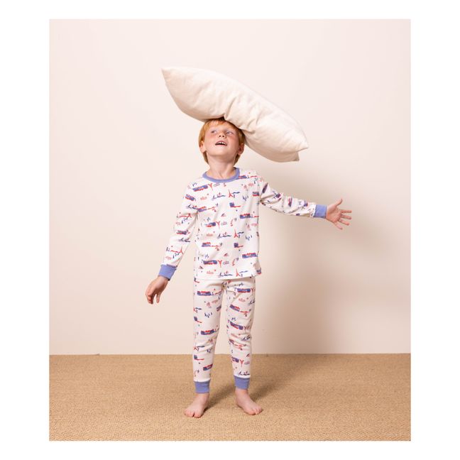 Pyjama-Set Le Touquet Bio-Baumwolle | Seidenfarben