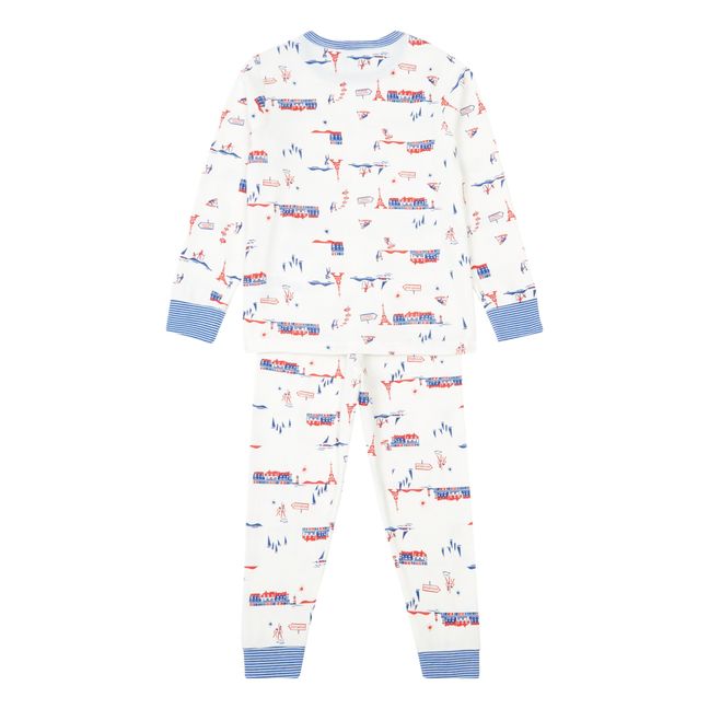 Ensemble Pyjama Le Touquet Coton Bio | Ecru