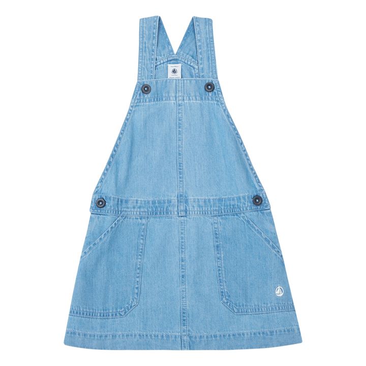 Denim Overall Dress | Blue- Product image n°0