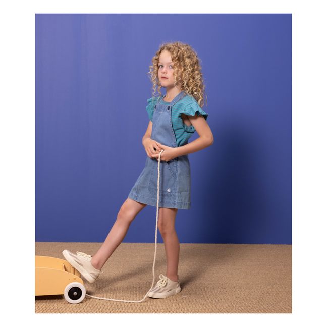 Robe Salopette Denim | Bleu