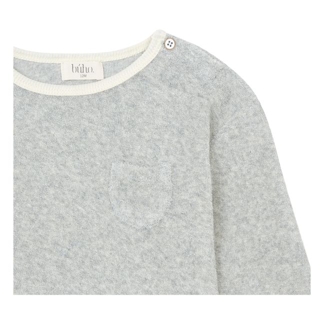 Sudadera ligera de rayas | Gris