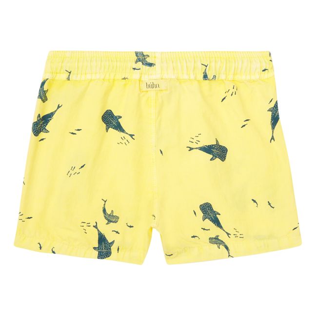 Badeshorts aus Bio-Baumwolle Ocean Baby | Gelb