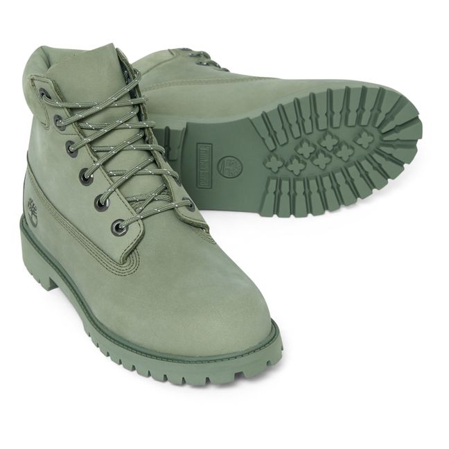 6In Premium Colorblock Sweden Boots | Olive green