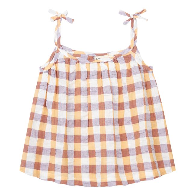 Debbie Organic Cotton Blouse | Apricot