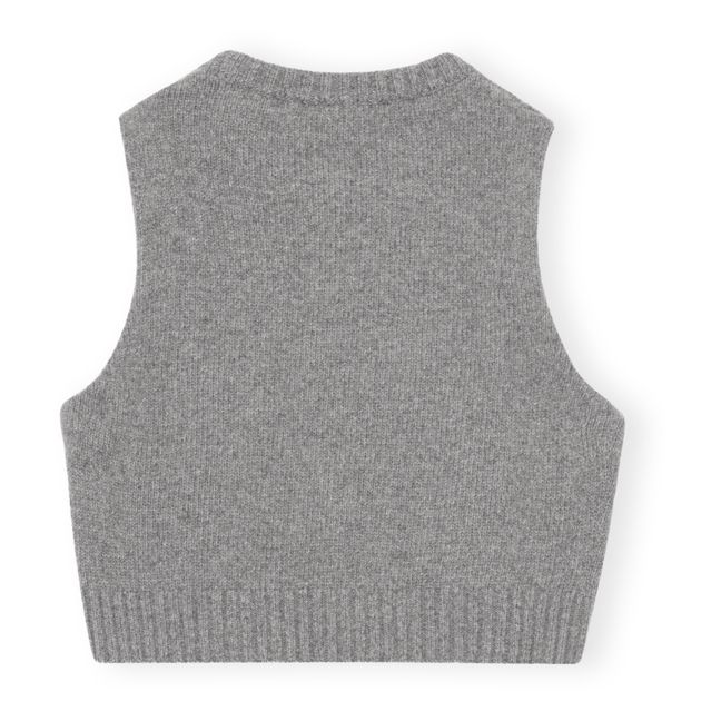 Chaleco de lana Graphic | Gris