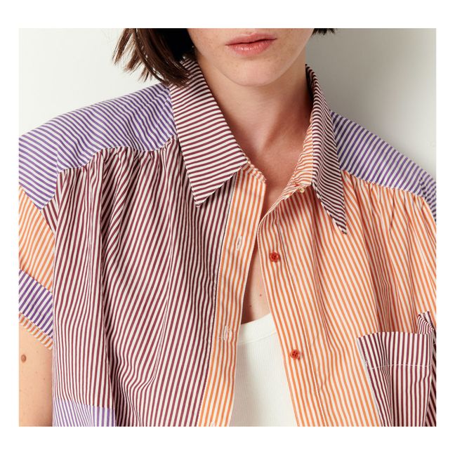 Les Flots Stripes Shirt | Naranja