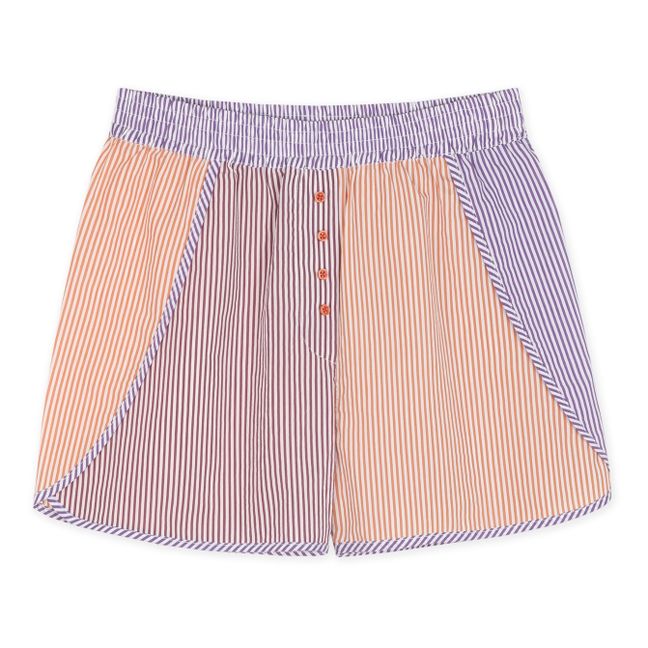 Carnon Striped Shorts | Naranja
